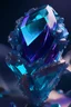 Placeholder: transparent gemstone dodechaedric Methuselah , in blue and purple and turqouise fire chrome casino, high detail, 8k, cinematic, depth of field, art