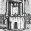 Placeholder: drawing of a medieval fountain