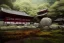 Placeholder: a ancient japanese temple in the middle of a forest mear a small river, extremely highly detailed, high quality, 8k hdr, octane render, unreal engine 5, hyperrealistic, concept art, trending on artstation, dramatic lighting, cinematic, high coherence, path tracing, ruins, clouds in the sky, singular building, centered