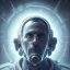 Placeholder: Futuristic, cyberpunk, Friedrich Nietzsche,Comic style
