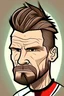 Placeholder: David Beckham Former football player cartoon 2d