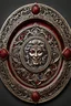 Placeholder: symbolic medallion of an ancient Catalan vampire sisterhood , highly detailed, ornate