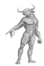 Placeholder: The Minotaur a man with a bull's head