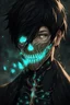 Placeholder: fantasy art, young male, elf, noble, mask, pale skin color