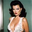 Placeholder: [art by Russ Meyer] youthful Debi Mazar Corcos poses in Agent Provocateur