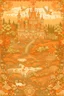 Placeholder: A light orange fairy kingdom designed in medieval tapestry