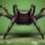 Placeholder: This spider is the size of a small horse, with eight long, slender legs tipped with sharp, venomous claws. Its body is covered in shimmering black fur, and its eyes glow a bright, otherworldly green. It has a pair of venomous fangs that can be extended from its mouth, and it can spin webs of magical energy to ensnare its prey. This spider is intelligent and cunning, and it is feared by all who encounter it in the realm of fantasy.