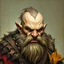 Placeholder: Dnd, fantasy, dwarf, handpainted by a renaissance artist, oil painting, head portrait, sturdy, mighty, grizzled, old, angry, barbarian