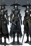 Placeholder: army of distopian victorian soldiers armors fantasy bloodborne