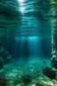 Placeholder: vu sous l'eau d'un spa