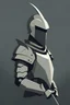 Placeholder: Minimalistic concept art of knight