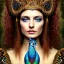 Placeholder: portrait of woman queen of peacocks, stunning, beautiful, gorgeous, realistic, photo illustrative, ornate, dark hair, blue eyes, 8K resolution, high-quality, fine-detail, digital art, detailed matte, brian froud, howard lyon, selina french, anna dittmann, annie stokes, lisa parker, greg rutowski, alphonse mucha