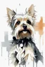 Placeholder: Yorkshire terrier in the style of Willem Haenraets, Yoji Shinkawa, Guy Denning, Florian Nicolle