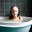 Placeholder: Girl in tub