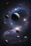 Placeholder: galaxy with planets dark