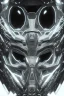 Placeholder: black tron legacy mask, close-up, macro lens, centered camera, intricate details, small minutiae, tiny features, particulars, colorful, 8k, least ambient occlusion, volumetric lighting,