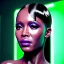 Placeholder: young naomi campbell, sweet replicant woman, blade runner style, rain, fog, neon ambient, gradient color, clean skin, circuits, latex coat, cyber punk, neon, tubes, portrait, studio photo, unreal engine 5, smooth color, 16 bit, god lights, ray tracing, RTX, lumen lighting, ultra deatail, volumetric lighting, 3d, finely drawn, hd.