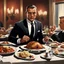 Placeholder: Thanksgiving dinner with James Bond