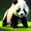 Placeholder: cute baby panda, by pixar