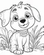 Placeholder: pet cartoons coloring pages , no black color, no no flower, b/w outline art for kids coloring book page, Kids coloring pages, full white, kids style, white background, whole body, Sketch style, full body (((((white background))))), only use the outline., cartoon style, line art, coloring book, clean line art, white background, Sketch style\