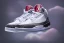 Placeholder: Jordan 3 sneaker on the clouds volumetric lighting