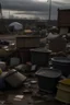 Placeholder: lost items at the dump dark