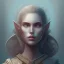 Placeholder: fantasy setting, portrait, female goliath, brown , square jaws