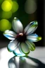 Placeholder: glassy flower