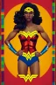 Placeholder: wonder woman in Kente costume portrait, cinematic, ghana colours, african pattern, engraved, high detail