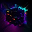 Placeholder: darker vivid colors Blockchain blockhain not arrange in cube