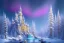 Placeholder:  white and gold crystal castle，waterfall, winter snow flakessnow, northern Lights, full of details, smooth, bright sunshine，soft light atmosphere, light effect，vaporwave colorful, concept art, smooth, extremely sharp detail, finely tuned detail, ultra high definition, 8 k, unreal engine 5, ultra sharp focus