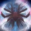 Placeholder: Giant Cosmic ethereal nebulous spider, realistic