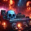 Placeholder: DJ of the damnded, insanely detailed DJ booth in hell, MID set, speakers and equipment made of bone, anatomically correct, add more skulls in th audience, photorealism, vray, 8k 3d https://stablecog.com/generate?o=a67b60e0-edd2-418d-9744-d1d585055d7fv https://stablecog.com/generate?o=93026b00-ac6b-436a-bc57-6aa04073d4a9