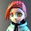 Placeholder: cute girl 3D
