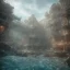 Placeholder: lost underwater city, Poseidon, highly detailed, cinematic, ultra photorealistic, ultra realistic, volumetric lighting, sun shafts, spectral