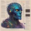 Placeholder: [glitched acid trip by Carlos Ezquerra AD&D class sheet] an artificial intelligence can perform complex tasks without being intelligent [with characteristics and instructions]
