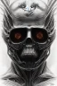 Placeholder: Ghostrider portrait by H R Giger