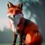 Placeholder: Armor wearing Fox, character design,ultra realistic,shiny, smooth, studio quality, octane render, Surrealism, Triadic colour scheme,ambient lighting polaroid, 100mm