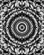Placeholder: Stunning pattern mandala style only out line black and white