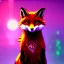 Placeholder: A fox fursona, Furry art, Digital art, cyberpunk, High quality, Backlighting, female, anthropomorphic, full body portrait, 8k resolution, fox tail, Realistic, high quality, great details, within portrait, masterpiece, best quality, cinematic lighting, detailed outfit, vibrant colors, perfect eyes, furry, human body, robotic arm, sfw, robotic, in the style of titanfall, highly detailed face, perfectly drawn