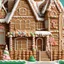 Placeholder: Gingerbread house suburban street, homes made entirely from Gingerbread with icing and peppermint siding, gingerbread textures, fantastical, mega detailed, maximalism, dynamic composition, hyperreal illustration