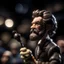 Placeholder: Espen Hæhre with thick hairy eyebrows, and tiny mic, directing orchestra, photo-realistic, shot on Hasselblad h6d-400c, zeiss prime lens, bokeh like f/0.8, tilt-shift lens 8k, high detail, smooth render, down-light, unreal engine, prize winning