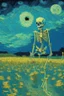 Placeholder: happy skeleton field of broken dreams by van gogh