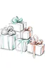 Placeholder: Draw one gift - , white background,