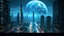 Placeholder: Venus cityscape with futuristic lighting, cinematic, atmospheric, hyper realistic, intricate details, highly detailed, concept art, matte painting, realistic rendering