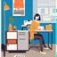 Placeholder: Ilustración cartel de oficina de empleo; estilo Joe Sacco
