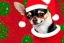 Placeholder: chihuahua Christmas abstract