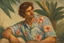 Placeholder: man in Hawaiian shirt by andrea del sarto