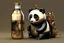 Placeholder: steampunk panda in moutai design