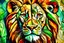 Placeholder: lion picasso style